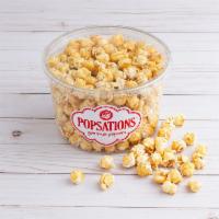 White Chocolate Caramel Drizzle Popcorn · Clear tub. Our light, buttery and crunchy popcorn drizzled with smooth and creamy white choc...