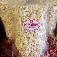Sae Salt Popcorn · Resealable bag.  Our Sea Salt Popcorn is popped in coconut oil and dusted with sea salt and ...