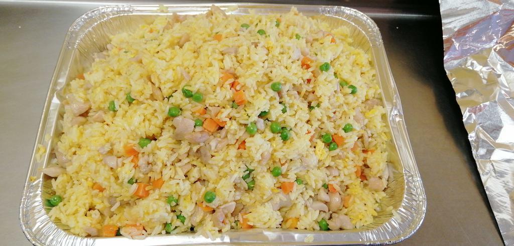 SMALL: Fried Rice / Chow Mein / Fried Vermicelli · Choice of BBQ Pork / Chicken / Beef / Mixed Vegetables