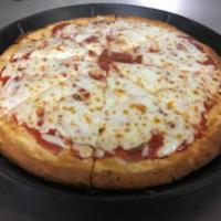 Cauliflower Crust  Pizza · Cauliflower Crust topped with sauce and cheese. Glutten Free