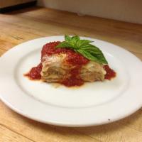 Meat Lasagna · Layers of fresh ground beef, tender noodles, meat sauce and a combination of high quality ch...
