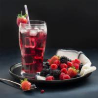 Mixed Berry Juice · Try our delicious Mixed Berries juice quench your thirst in the hot summer days. 20oz cup