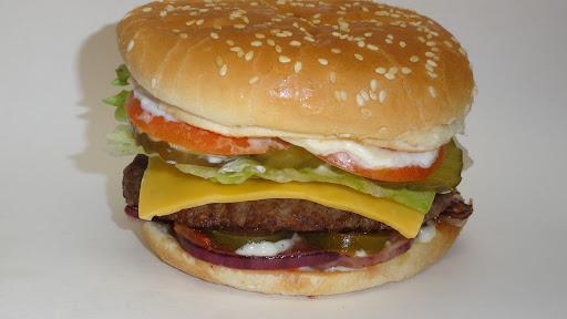 South Western Burger · 1/4 lb., grill onion, salsa, jalapeno, mayo, pickle, tomato, lettuce, cheese on sesame bun.