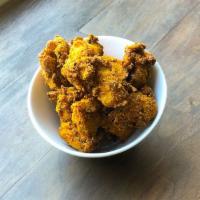 Cornmeal Chicken Nuggets · cornmeal fried chicken nuggets w/ lemon pepper ranch