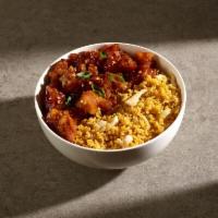C12. General Tso's Chicken · Hot and spicy. come with chicken fried rice and shrimp egg roll