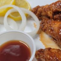 Silly Sweet and Sour Wings Dinner · Fried Chicken wings covered in our sweet and sour, comes with 2 sides and 1 drink of your ch...