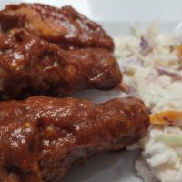  BBQ Wings  · Fried  Wings, cooked and dipped on Our special BBQ Sauce.