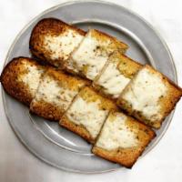 Garlic Bread with Cheese Appetizer · Italian bread with garlic seasonings and cheese.