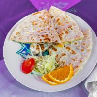 Quesadilla  · Made with Mexican Blend cheese and a 13.5