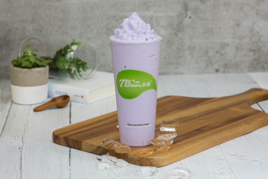 Taro Smoothie · The sugar has been mixed and cannot be adjusted!