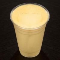 Pure Mango Shake · Vanilla or Original tart yogurt, mango pulp, and non fat milk.