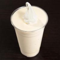 Hawaiian Delight Smoothie · Vanilla yogurt, banana, and pineapple coconut juice.