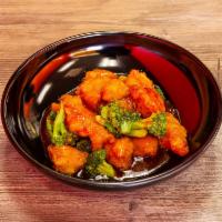 Spicy Chicken ONE SIZE · Stir fried with broccoli in our house special  sauce.