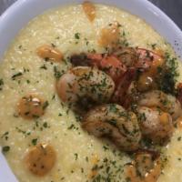 Shrimp & Grits · Sautéed shrimp with creamy grits and house made sauce