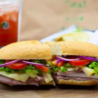 1. The Real Sub · Ham, turkey, roast beef, provolone and cheddar cheeses, truffle mayo, real subs dressing, le...