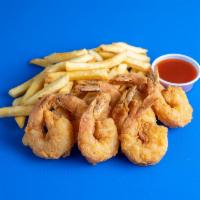 7. Jumbo Shrimp Dinner · Shell fish. 
