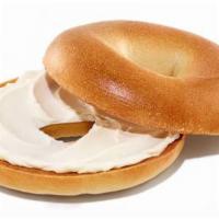 Bagel ＆ Cream Cheese · Toasted plain bagel with cream cheese