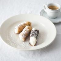 Fresh Small Cannoli · Classic Italian pastry filled with cream in a crunchy shell. Filled fresh to order.