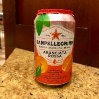 Can San Pellegrino Fruit Juice Soda · Aranciata or Blood Orange