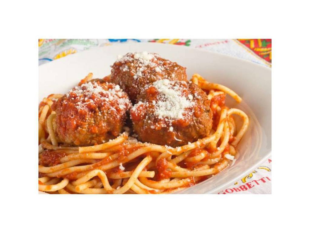 Spaghetti Meatballs · 100% Ground Beef Meatballs) Meatballs can be substituted for mushrooms.