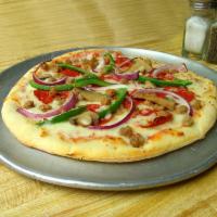 Supreme Pizza · A specialty pizza that has pepperoni, sausage, mushroom, onions, and green peppers.