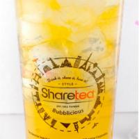 Honey Lemonade with Aloe Vera · Non-caffeinated.