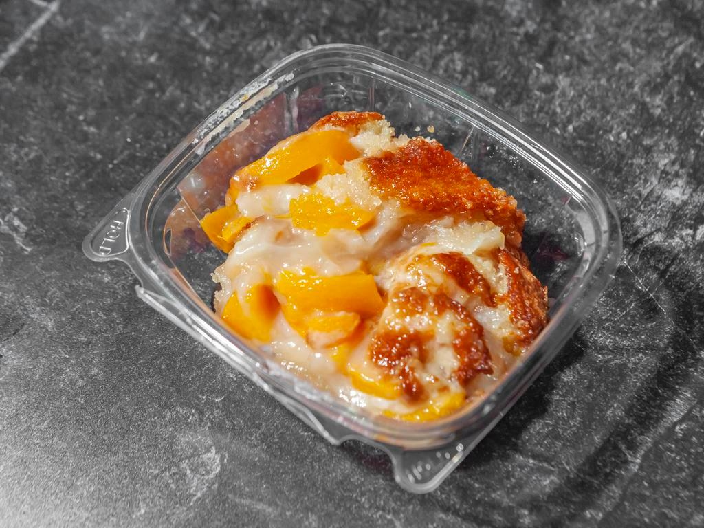 Peach Cobbler · A Southern treat.