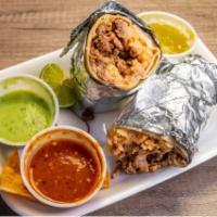 Pollo Burrito · Add beans for an additional charge.