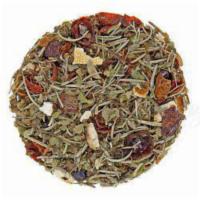 Berry & Fruit Blend · Rosehip, Bilberry leaves, Rosemary, Green Mate, Tulsi leaves, Orange pieces, Natural flavors...