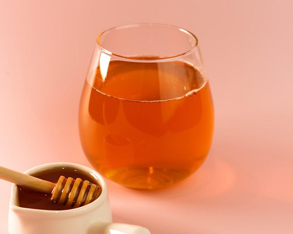 Honey Jasmine Green Tea (hot) · Honey flavored jasmine green tea