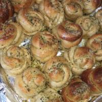 Garlic Rolls · Rolls topped with garlic and olive oil or butter, herb seasoning, baked to perfection. They'...