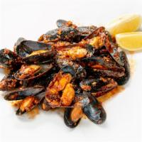 Mussels (1 lbs) · Half shell, green-lipped mussels from New Zealand. Choose your favorite sauce and add-ons.
