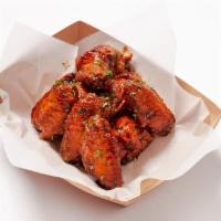 Soy spicy · 8 pieces, 16 pieces jumbo size wings or boneless wings
