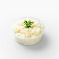 Steamed white rice · A serving of steamed white rice
