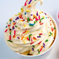 Birthday Cake Batter FroYo · Low-Fat Frozen Yogurt. Allergens: Milk, Egg.