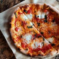 MARGHERITA CLASSICO · Sicilian style, margherita pizza, fresh mozzarella, parmiggiano reggiano, san marzano tomato...