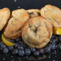 Blueberry Lemon Muffin Cookie · Just like taking a bite out of a Blueberry Lemon Muffin