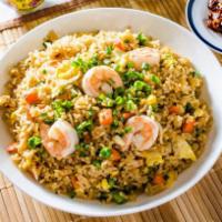 Shrimp Fried Rice   · Plain egg fried rice with shrimp
(Includes Yum Yum Sauce)