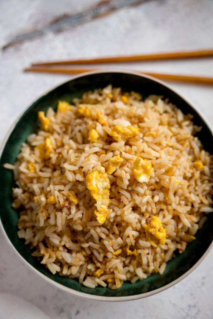 Plain Fried Rice   · Plain egg fried rice (no vegetables)
(Includes: Yum Yum Sauce)