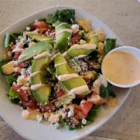Fresh Garden Mix Side Salad · Served with croutons and your choice our delicious dressing.