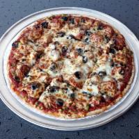 Pizza · Our famous thin crust! Create your own.