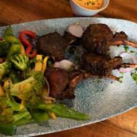 Lamb Chop · Tender lamb chops, overnight marinade, ginger ground spices.