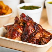 Lima Bird for the Nest · 8 Pieces. Whole chicken marinated for 48 hours. Choice of 3 sides.