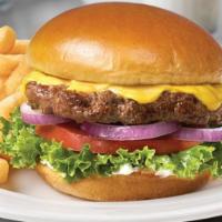 Double Cheeseburger · Lettuce,tomatoes,onion,pickles,musterd,mayo&ketchup