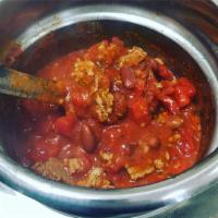 Turkey Chili Soup (Thursday Only) · Stew made with chili peppers or powder.