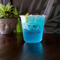 Blue Raspberry Lemonade · blue raspberry flavored lemonade.