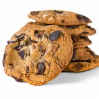 CHOCOLATE CHUNK COOKIE · Loaded with sustainably grown chocolate and savory pretzel bits