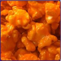 Orange Popcorn · Orange flavor, orange color, candy-coated popcorn. Perfect for baby showers, birthday partie...