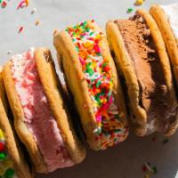 Cookie Sandwich · A scoop of your favorite super premium ice cream sandwiched between 2 scrumptious cookies of...