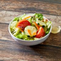 Large Dinner Salad · Lettuce, tomato, cucumber, cabbage and carrots.